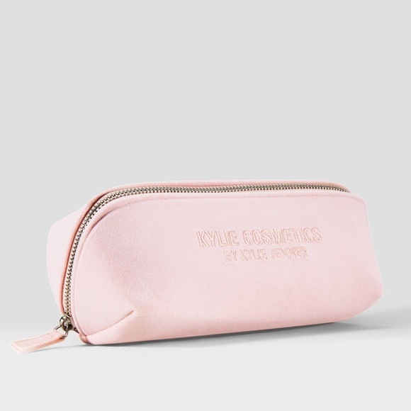 Kylie Cosmetics Handbags - KYLIE Cosmetics Velvet Pouch Makeup Cosmetic Bag | NEW | Ballet Pink